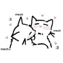 Стикер mini cats