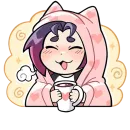 Стикер Мини Милшу без текста