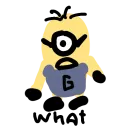 Стикер миньоны | minions
