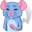 Стикер Мистер Крыс Без Текста