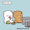 Стикер Milk and Mocha