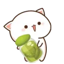 Стикер mochi cats meme