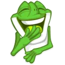Стикер Mr. Green Frogo