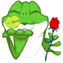 Стикер Mr. Green Frogo