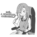 Стикер Натсумээ тян