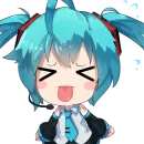 Стикер Hatsune Miku