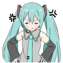 Стикер HATSUNE MIKU