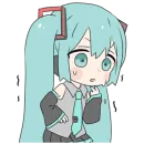 Стикер HATSUNE MIKU