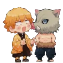 Стикер Demon slayer (2)