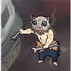 Стикер Demon Slayer MEME