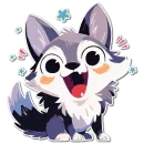 Стикер Волчата