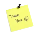 Стикер Thank You