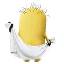 Стикер Minions Back