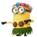 Стикер Minions Back
