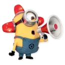 Стикер Minions Back