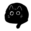 Стикер night kitty