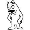 Стикер White Dog