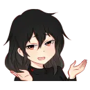 Стикер Послушная девочка