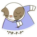 Стикер Офисный кот