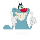 Стикер Огги и кукарачи, основной