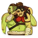 Стикер Любовь по-орочьи