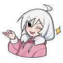 Стикер Оля без надписей