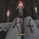 Стикер online gothic