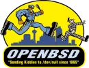 Стикер openbsd