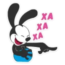 Стикер Кролик Освальд