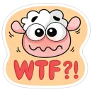 Стикер Овечка Лана