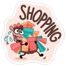 Стикер Овечка Лана