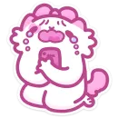 Стикер Кошечка Смешнявка