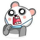 Стикер Панда Мия