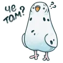 Стикер Попуг Пупсик