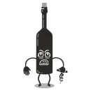 Стикер bottle of wine