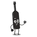 Стикер bottle of wine