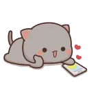 Стикер Peach Goma Cats