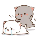 Стикер Peach Goma Cats