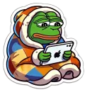 Стикер Pepe and Puffy