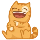 Стикер ВК Персик