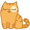 Стикер ВК Персик