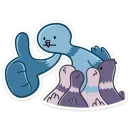 Стикер Голубец