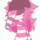 Стикер Pink girl
