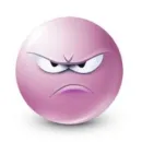 Стикер Pink faces