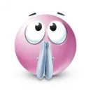 Стикер Pink faces