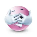 Стикер Pink faces