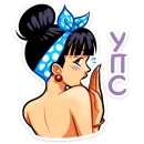 Стикер Пин-ап Полли