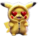 Стикер пикачу