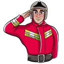Стикер Firefighter