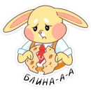 Стикер Весенний Пончик
